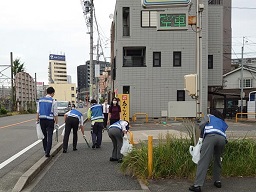 東邦ガス労組清掃活動02