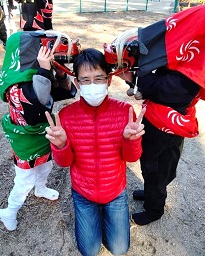 高蔵公園どんど焼き01_森ともお
