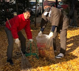 金山神社大掃除01_森ともお