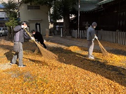 金山神社大掃除02