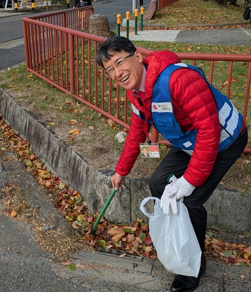 東邦ガス労組清掃活動01_森ともお
